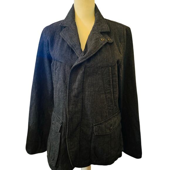 Label of Graded Goods Dark Denim Utility Jacket, Size Small, Men's - Picture 1 of 7